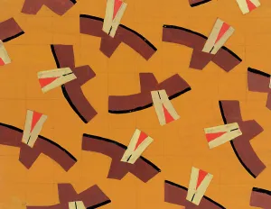 Hodgkins Frances Prints: Untitled (Textile design no III), c1925. Creator: Frances Hodgkins