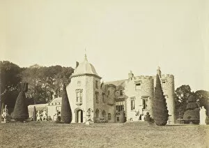 Bushes Gallery: Untitled (The Corner House, built by Norman Shaw, side view), 1869. Creator: Unknown