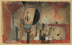 Blue Rider Prints: Untitled (The Man of the Journey), 1918. Creator: Klee, Paul (1879-1940)