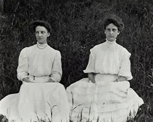 Untitled (Two Women in White), c1900, printed 1980. Creator: Wendell Hotter