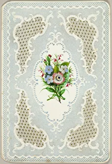 Valentines Card Prints: Untitled Valentine (Flowers), 1840/50. Creator: Unknown