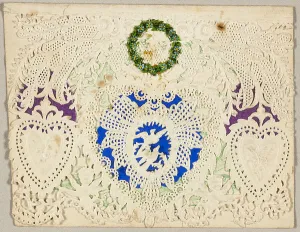 Heart Shape Prints: Untitled Valentine (Three Hearts), c