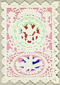 St Valentines Day Prints: Untitled Valentine (Two Birds), 1860/69. Creator: Mullord Brothers
