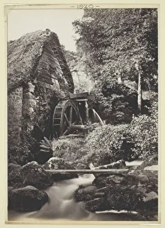 Bedford Francis Prints: Untitled [watermill], 1860 / 94. Creator: Francis Bedford