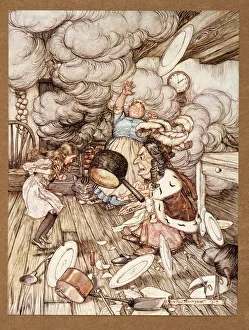 An unusually large saucepan flew close by it, and very nearly carried it off, 1907 An unusually large saucepan flew close by it, and very nearly carried it off, 1907
