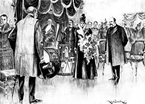 Elderly Prints: The Unveiling by the Princess of Wales of a portrait of Lord Colville of Culross