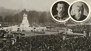 King George V Gallery: Unveiling of the Victoria Memorial, London, 16 May 1911. Creator: Unknown