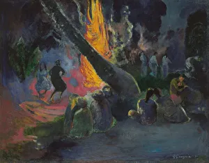 South Pacific Prints: Upa upa (The Fire Dance), 1891