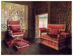 Images Dated 27th February 2009: Upholstered chair and couch with adjustable ends, 1910.Artist: Edwin Foley