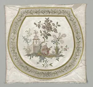 1723 1774 Gallery: Upholstery for a Chair Seat, c. 1743-1774. Creator: Philippe de Lasalle (French, 1723-1805)