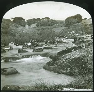 Moorland Collection: Upper Dart - Dartmoor, late 19th-early 20th century. Creator: Unknown