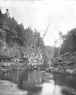 Upper End of the Ausable Chasm, Adirondacks, New York State, USA, c1900. Creator: Unknown Upper End of the Ausable Chasm, Adirondacks, New York State, USA, c1900. Creator: Unknown