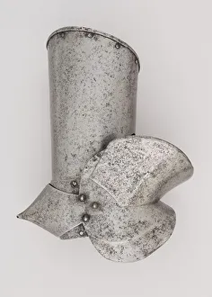 Upper Right Arm Defense (Vambrace) and Elbow Defense (Couter), Italian, Milan, ca Upper Right Arm Defense (Vambrace) and Elbow Defense (Couter), Italian, Milan, ca
