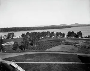 Adirondacks Prints: Upper Saranac Lake from Saranac Inn