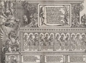 Emperors Prints: The Upper Section of the Right Portal