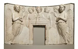 Painting And Sculpture Of Europe Gallery: Upper Part of a Tabernacle for the Holy Sacrament, 1461 / 63. Creator: Isaia da Pisa