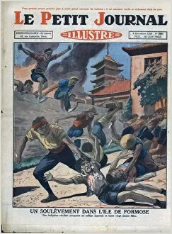 Stabbing Gallery: An uprising on the island of Formosa, 1930. Creator: Unknown