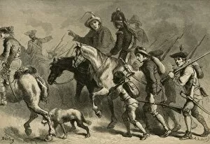 Independence Gallery: Uprising of the New England Yeomanry, (1877). Creator: Albert Bobbett