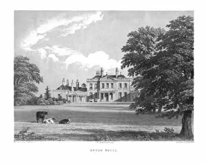 Edmund Collection: Upton House, mid-19th century. Creator: Thomas Picken