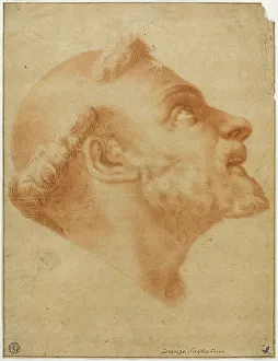 Dominic De Guzman Prints: Upturned Head of Saint Dominic, n.d. Creator: Lorenzo Sabatini