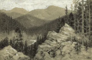 Sauce Prints: Ural Mountains. Taiga in the Zlatoust Region, 1904. Creator: Boris Vasilievich Smirnov