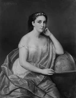 Muse Prints: Urania, 1869. Creator: Giuseppe Fagnani