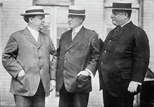 Democratic Party Prints: Urey Woodson, Norman E. Mack, Robert Crain, 1912. Creator: Bain News Service