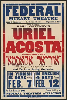 Uriel Acosta, [193-]. Creator: Unknown