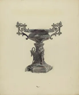 Atkinson Ralph Prints: Urn, 1938. Creator: Ralph Atkinson
