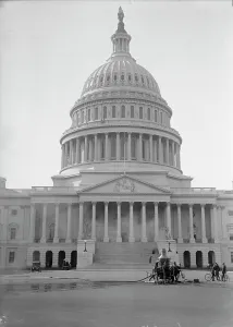 Cleaning Prints: U.S. Capitol - Cleaning Exterior, 1913