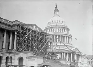 Tripod Prints: U.S. Capitol - Pediment On House Front; Sculpture By Paul Bartlett