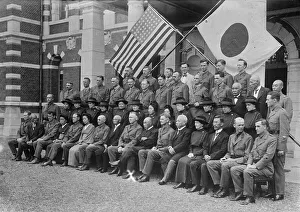 Nurses Prints: U.S. doctors & nurses in Japan, 1917