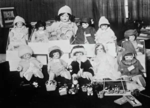 Doll Prints: U.S. dolls for Japanese children, between c1915 and c1920. Creator: Bain News Service