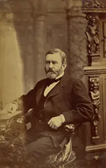 Commander Prints: U.S. Grant, 1885. Creator: Abraham Bogardus