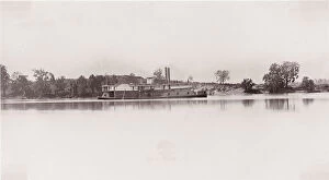 General Grant Collection: U.S. Gunboat at Kingston Gap, 1861-65. Creator: Unknown