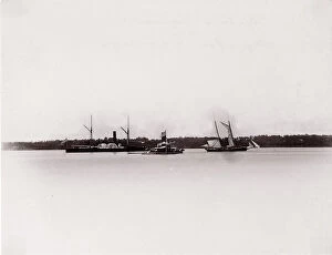 Battleship Gallery: U.S. Gunboat Saginaw and Monitor Onondaga, 1861-65