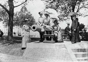 Naval Academy Prints: U.S. Naval Academy, Annapolis, (1902?). Creator: Frances Benjamin Johnston