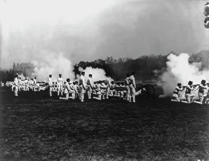 Naval Academy Prints: U.S. Naval Academy, Annapolis: artillery drill
