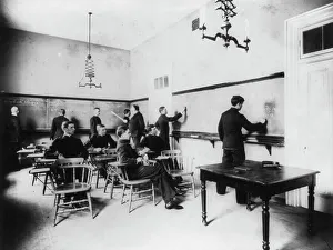 Training College Prints: U.S. Naval Academy, Annapolis: section in mathematics