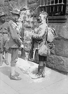 Enlistment Prints: U.S. soldier & Canadian Kiltie