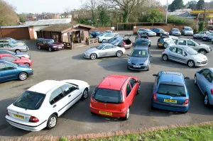 Garage Prints: Used Car Dealership Forecourt 2009