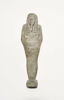 30th Dynasty Gallery: Ushabti (Funerary Figurine) of Horudja, Egypt, Late Period, Dynasty 30 (380-343 BCE)