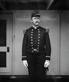 Crewman Prints: U.S.S. Brooklyn, Ensign Webster, between 1896 and 1899. Creator: Unknown