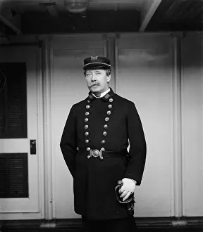 Crewman Prints: U.S.S. Brooklyn, pay clerk Ramsey, between 1896 and 1899. Creator: Unknown