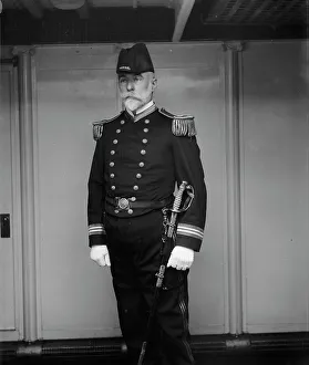 Crewman Prints: U.S.S. Brooklyn, Paymaster Ichabod Goodwin Hobbs, between 1896 and 1899. Creator: Unknown