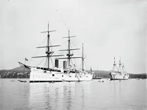 U.S.S. Chicago, between 1890 and 1901. Creator: Unknown