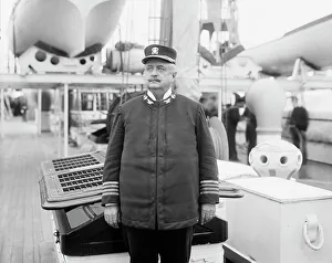 Lifeboat Prints: U.S.S. Chicago, Capt. Rockwell, 1899. Creator: Unknown