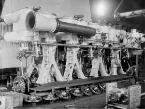 U.S.S. Cincinnati, the engines, 1894. Creator: Unknown