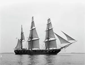 Frigate Prints: U.S.S. Constellation, between 1890 and 1901. Creator: Unknown