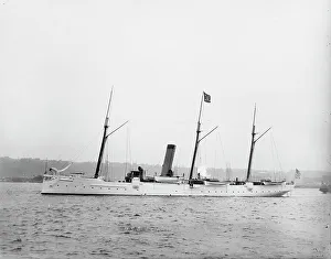 Gunboat Prints: U.S.S. Dolphin, between 1885 and 1901. Creator: Unknown